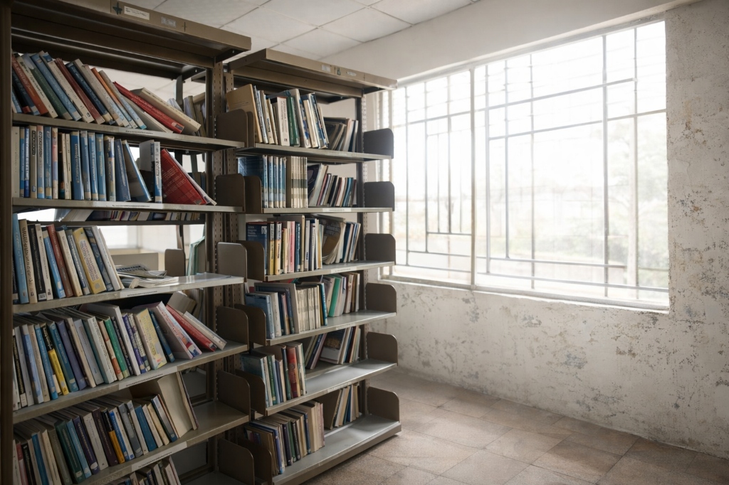 ADUSTECH library bookshelf